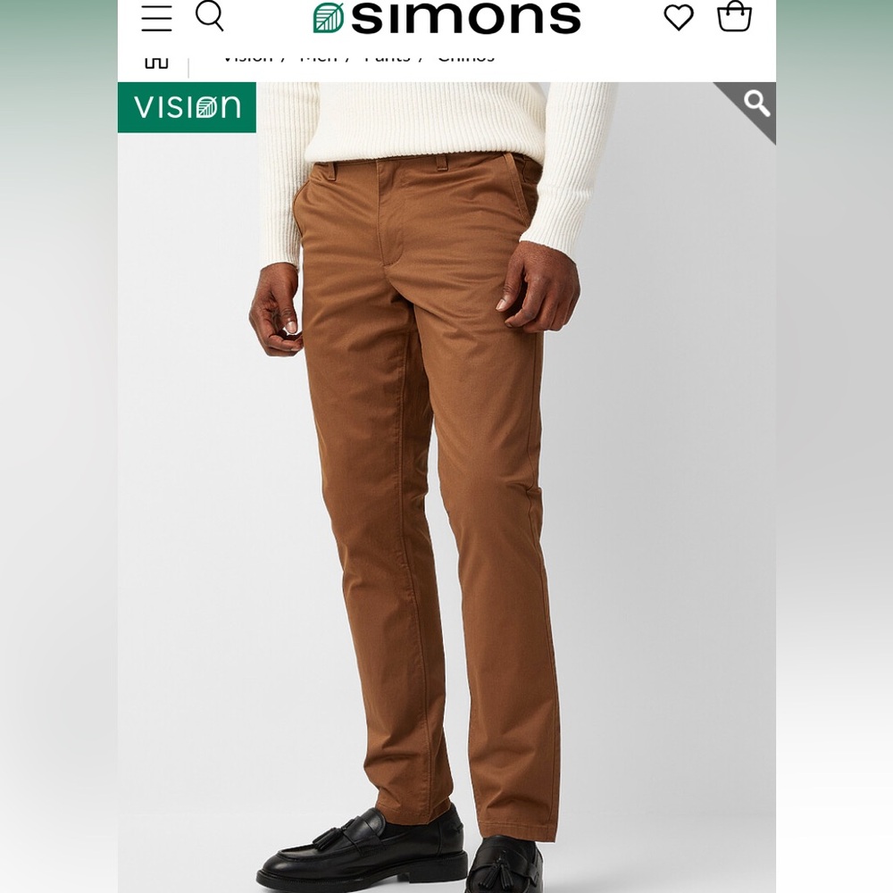 Simons Stockholm Fit Pants - Dark Brown